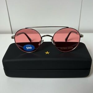 Elton John Pink Lens Sunglasses